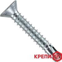 Саморез с потайной головкой и сверлом DIN7504 O (P)  оцинкованный