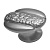 Ручка-кнопка 1014 ANTIQE  SILVER (000-355-277)